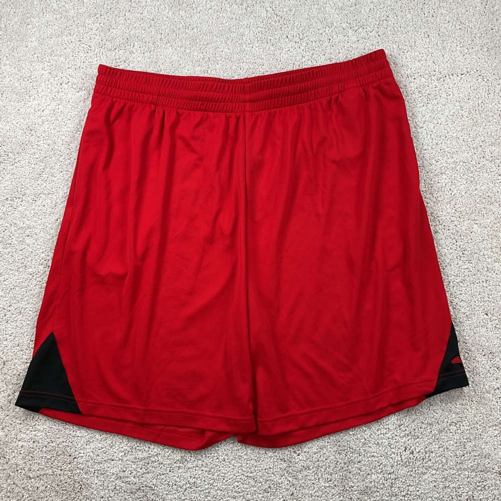 Adidas Mens BOS Basketball Shorts Red Black AEROREADY Mesh IR5535 Size 3XL9 NEW